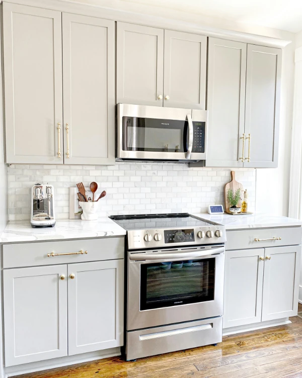 Kitchen cabinets in Downtown Brandon heritage home
